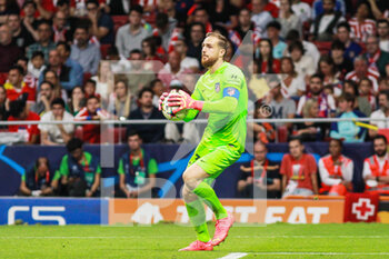2022-10-12 - Jan Oblak of Atletico de Madrid during the UEFA Champions League, Group B football match between Atletico de Madrid and Club Brugge on October 12, 2022 at Civitas Metropolitano stadium in Madrid, Spain - FOOTBALL - CHAMPIONS LEAGUE - ATLETICO MADRID V CLUB BRUGGE - UEFA CHAMPIONS LEAGUE - SOCCER