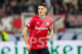 2022-10-12 - Patrik Schick of Bayer 04 Leverkusen during the UEFA Champions League, Group B football match between Bayer 04 Leverkusen and FC Porto on October 12, 2022 at the BayArena in Leverkusen, Germany - FOOTBALL - CHAMPIONS LEAGUE - BAYER LEVERKUSEN V FC PORTO - UEFA CHAMPIONS LEAGUE - SOCCER