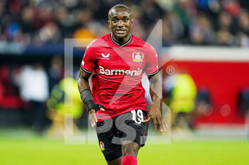 2022-10-12 - Moussa Diaby of Bayer 04 Leverkusen during the UEFA Champions League, Group B football match between Bayer 04 Leverkusen and FC Porto on October 12, 2022 at the BayArena in Leverkusen, Germany - FOOTBALL - CHAMPIONS LEAGUE - BAYER LEVERKUSEN V FC PORTO - UEFA CHAMPIONS LEAGUE - SOCCER