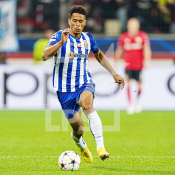2022-10-12 - Goncalo Borges of FC Porto during the UEFA Champions League, Group B football match between Bayer 04 Leverkusen and FC Porto on October 12, 2022 at the BayArena in Leverkusen, Germany - FOOTBALL - CHAMPIONS LEAGUE - BAYER LEVERKUSEN V FC PORTO - UEFA CHAMPIONS LEAGUE - SOCCER