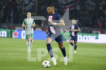 2022-10-25 - Kylian Mbappe of PSG during the UEFA Champions League, Group H football match between Paris Saint-Germain (PSG) and Maccabi Haifa on October 25, 2022 at Parc des Princes stadium in Paris, France - FOOTBALL - CHAMPIONS LEAGUE - PARIS SG V MACCABI HAIFA - UEFA CHAMPIONS LEAGUE - SOCCER