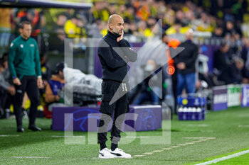 2022-10-25 - Pep Guardiola Head Coach of Manchester City during the UEFA Champions League, Group G football match between Borussia Dortmund and Manchester City on October 25, 2022 at Signal Iduna Park in Dortmund, Germany - FOOTBALL - CHAMPIONS LEAGUE - DORTMUND V MANCHESTER CITY - UEFA CHAMPIONS LEAGUE - SOCCER
