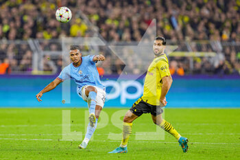 2022-10-25 - Manuel Akanji (25) of Manchester City during the UEFA Champions League, Group G football match between Borussia Dortmund and Manchester City on October 25, 2022 at Signal Iduna Park in Dortmund, Germany - FOOTBALL - CHAMPIONS LEAGUE - DORTMUND V MANCHESTER CITY - UEFA CHAMPIONS LEAGUE - SOCCER