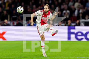 2022-10-26 - Daley Blind of Ajax during the UEFA Champions League, Group A football match between Ajax and Liverpool on October 26, 2022 at Johan Cruijff ArenA in Amsterdam, Netherlands - FOOTBALL - CHAMPIONS LEAGUE - AJAX V LIVERPOOL - UEFA CHAMPIONS LEAGUE - SOCCER