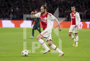 2022-10-26 - Daley Blind of Ajax during the UEFA Champions League, Group A football match between Ajax Amsterdam and Liverpool FC on October 26, 2022 at Johan Cruijff ArenA in Amsterdam, Netherlands - FOOTBALL - CHAMPIONS LEAGUE - AJAX V LIVERPOOL - UEFA CHAMPIONS LEAGUE - SOCCER