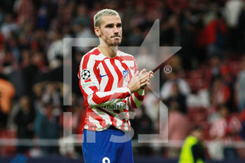 2022-10-26 - Antoine Griezmann of Atletico de Madrid looks dejected after losing the UEFA Champions League, Group B football match between Atletico de Madrid and Bayer Leverkusen on October 26, 2022 at Civitas Metropolitano stadium in Madrid, Spain - FOOTBALL - CHAMPIONS LEAGUE - ATLETICO MADRID V BAYER LEVERKUSEN - UEFA CHAMPIONS LEAGUE - SOCCER