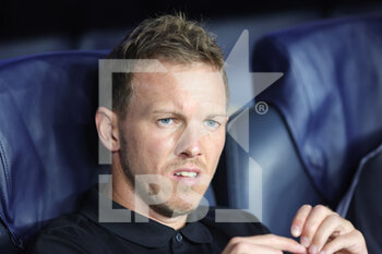 2022-10-26 - Coach Julian Nagelsmann of Bayern Munich during the UEFA Champions League, Group C football match between FC Barcelona and Bayern Munich on October 26, 2022 at Spotify Camp Nou stadium in Barcelona, Spain - FOOTBALL - CHAMPIONS LEAGUE - FC BARCELONA V BAYERN MUNICH - UEFA CHAMPIONS LEAGUE - SOCCER