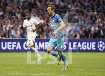 2022-11-01 - Harry Kane of Tottenham during the UEFA Champions League, Group D football match between Olympique de Marseille (OM) and Tottenham Hotspur on November 1, 2022 at Velodrome stadium in Marseille, France - FOOTBALL - CHAMPIONS LEAGUE - MARSEILLE V TOTTENHAM - UEFA CHAMPIONS LEAGUE - SOCCER