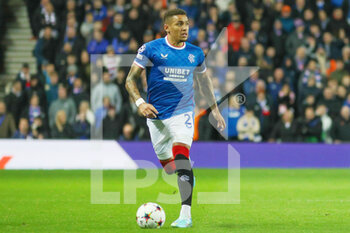 2022-11-01 - James Tavernier of Rangers during the UEFA Champions League, Group A football match between Rangers and Ajax on November 1, 2022 at Ibrox stadium in Glasgow, Scotland - FOOTBALL - CHAMPIONS LEAGUE - RANGERS V AJAX - UEFA CHAMPIONS LEAGUE - SOCCER