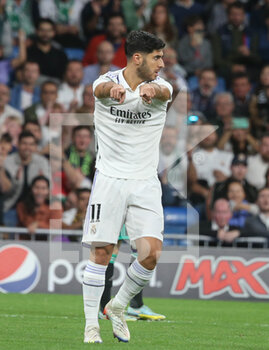 2022-11-02 - Marco Asensio of Real Madrid during the UEFA Champions League, Group F football match between Real Madrid CF and Celtic FC on November 2, 2022 at Santiago Bernabeu stadium in Madrid, Spain - FOOTBALL - CHAMPIONS LEAGUE - REAL MADRID V CELTIC - UEFA CHAMPIONS LEAGUE - SOCCER