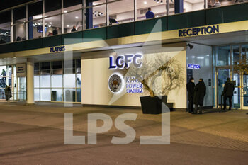 2022-02-17 - Players entrance and reception at king power before the UEFA Europa Conference League, Play-off, 1st leg football match between Leicester City and Randers FC on February 17, 2022 at the King Power Stadium in Leicester, England - LEICESTER CITY VS RANDERS FC - UEFA CONFERENCE LEAGUE - SOCCER