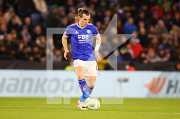 2022-02-17 - Leicester City Defender Caglar Soyuncu during the UEFA Europa Conference League, Play-off, 1st leg football match between Leicester City and Randers FC on February 17, 2022 at the King Power Stadium in Leicester, England - LEICESTER CITY VS RANDERS FC - UEFA CONFERENCE LEAGUE - SOCCER