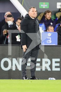 2022-02-17 - Leicester City Manager Brendan Rodgers during the UEFA Europa Conference League, Play-off, 1st leg football match between Leicester City and Randers FC on February 17, 2022 at the King Power Stadium in Leicester, England - LEICESTER CITY VS RANDERS FC - UEFA CONFERENCE LEAGUE - SOCCER
