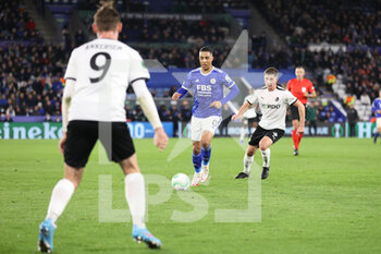 2022-02-17 - Leicester City Midfielder Youri Tielemans during the UEFA Europa Conference League, Play-off, 1st leg football match between Leicester City and Randers FC on February 17, 2022 at the King Power Stadium in Leicester, England - LEICESTER CITY VS RANDERS FC - UEFA CONFERENCE LEAGUE - SOCCER