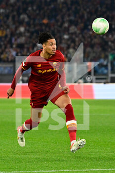 2022-03-17 - Chris Smalling (AS Roma) during the UEFA Europa Conference League football match between AS Roma and Vitesse  at The Olympic Stadium in Rome on March 17, 2022. - AS ROMA VS VITESSE - UEFA CONFERENCE LEAGUE - SOCCER