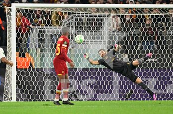 2022-03-17 - Maximilian Wittek (Vitesse) goal 0-1 during the UEFA Europa Conference League football match between AS Roma and Vitesse  at The Olympic Stadium in Rome on March 17, 2022. - AS ROMA VS VITESSE - UEFA CONFERENCE LEAGUE - SOCCER
