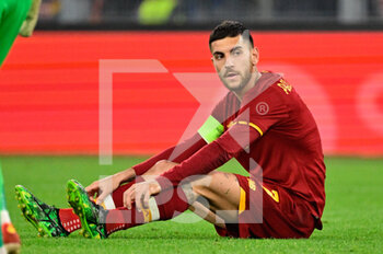 2022-03-17 - Lorenzo Pellegrini (AS Roma) during the UEFA Europa Conference League football match between AS Roma and Vitesse  at The Olympic Stadium in Rome on March 17, 2022. - AS ROMA VS VITESSE - UEFA CONFERENCE LEAGUE - SOCCER