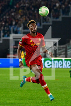 2022-03-17 - Tammy Abraham (AS Roma) during the UEFA Europa Conference League football match between AS Roma and Vitesse  at The Olympic Stadium in Rome on March 17, 2022. - AS ROMA VS VITESSE - UEFA CONFERENCE LEAGUE - SOCCER