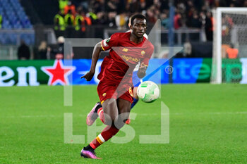 2022-03-17 - Felix Afena (AS Roma) during the UEFA Europa Conference League football match between AS Roma and Vitesse  at The Olympic Stadium in Rome on March 17, 2022. - AS ROMA VS VITESSE - UEFA CONFERENCE LEAGUE - SOCCER
