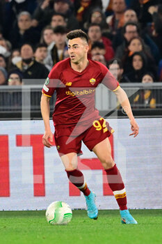 2022-03-17 - Stephan El Shaarawy (AS Roma) during the UEFA Europa Conference League football match between AS Roma and Vitesse  at The Olympic Stadium in Rome on March 17, 2022. - AS ROMA VS VITESSE - UEFA CONFERENCE LEAGUE - SOCCER