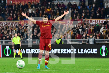 2022-03-17 - Stephan El Shaarawy (AS Roma) during the UEFA Europa Conference League football match between AS Roma and Vitesse  at The Olympic Stadium in Rome on March 17, 2022. - AS ROMA VS VITESSE - UEFA CONFERENCE LEAGUE - SOCCER