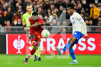2022-03-17 - Felix Afena (AS Roma)  during the UEFA Europa Conference League football match between AS Roma and Vitesse  at The Olympic Stadium in Rome on March 17, 2022. - AS ROMA VS VITESSE - UEFA CONFERENCE LEAGUE - SOCCER