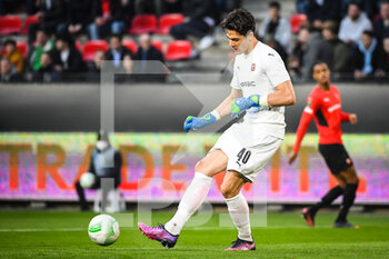 2022-03-17 - Dogan ALEMDAR of Rennes during the UEFA Conference League, Round of 16, 2nd leg football match between Stade Rennais (Rennes) and Leicester City on March 17, 2022 at Roazhon Park in Rennes, France - STADE RENNAIS (RENNES) VS LEICESTER CITY - UEFA CONFERENCE LEAGUE - SOCCER
