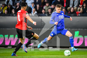 2022-03-17 - Harvey BARNES of Leicester City during the UEFA Conference League, Round of 16, 2nd leg football match between Stade Rennais (Rennes) and Leicester City on March 17, 2022 at Roazhon Park in Rennes, France - STADE RENNAIS (RENNES) VS LEICESTER CITY - UEFA CONFERENCE LEAGUE - SOCCER