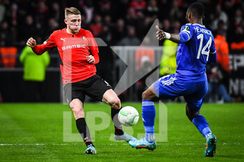 2022-03-17 - Adrien TRUFFERT of Rennes during the UEFA Conference League, Round of 16, 2nd leg football match between Stade Rennais (Rennes) and Leicester City on March 17, 2022 at Roazhon Park in Rennes, France - STADE RENNAIS (RENNES) VS LEICESTER CITY - UEFA CONFERENCE LEAGUE - SOCCER