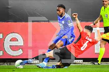 2022-03-17 - Ademola LOOKMAN of Leicester City during the UEFA Conference League, Round of 16, 2nd leg football match between Stade Rennais (Rennes) and Leicester City on March 17, 2022 at Roazhon Park in Rennes, France - STADE RENNAIS (RENNES) VS LEICESTER CITY - UEFA CONFERENCE LEAGUE - SOCCER