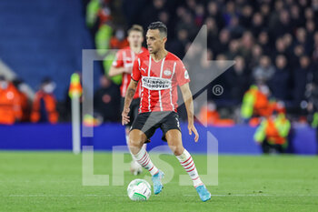 2022-04-07 - Eran Zahavi (7) of PSV Eindhoven during the UEFA Europa Conference League, Quarter-finals, 1st leg football match between Leicester City and PSV Eindhoven on April 7, 2022 at the King Power Stadium in Leicester, England - LEICESTER CITY VS PSV EINDHOVEN - UEFA CONFERENCE LEAGUE - SOCCER