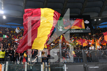 2022-05-05 - Fans AS Roma during the UEFA Europa Conference League football match between AS Roma and Leicester City at The Olympic Stadium in Rome on May 05, 2022. - AS ROMA VS LEICESTER - UEFA CONFERENCE LEAGUE - SOCCER