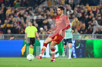 2022-05-05 - Chris Smalling (AS Roma) during the UEFA Europa Conference League football match between AS Roma and Leicester City at The Olympic Stadium in Rome on May 05, 2022. - AS ROMA VS LEICESTER - UEFA CONFERENCE LEAGUE - SOCCER