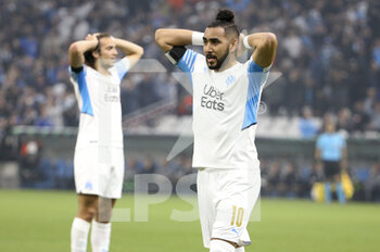 2022-05-05 - Dimitri Payet, Matteo Guendouzi (left) of Marseille react after missing a goal during the UEFA Europa Conference League semi-final second leg football match between Olympique de Marseille (OM) and Feyenoord Rotterdam on May 5, 2022 at Stade Velodrome in Marseille, France - OLYMPIQUE DE MARSEILLE (OM) VS FEYENOORD ROTTERDAM - UEFA CONFERENCE LEAGUE - SOCCER