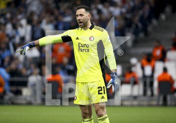2022-05-05 - Goalkeeper of Feyenoord Ofir Marciano during the UEFA Europa Conference League semi-final second leg football match between Olympique de Marseille (OM) and Feyenoord Rotterdam on May 5, 2022 at Stade Velodrome in Marseille, France - OLYMPIQUE DE MARSEILLE (OM) VS FEYENOORD ROTTERDAM - UEFA CONFERENCE LEAGUE - SOCCER