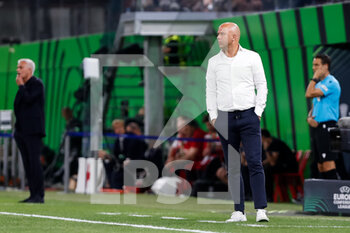 2022-05-25 - Coach Arne Slot of Feyenoord during the UEFA Europa Conference League, Final football match between AS Roma and Feyenoord on May 25, 2022 at the National Arena in Tirana, Albania - FOOTBALL - CONFERENCE LEAGUE - FINAL - ROMA V FEYENOORD - UEFA CONFERENCE LEAGUE - SOCCER