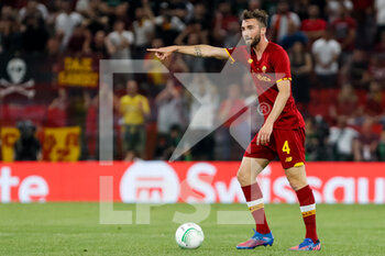 2022-05-25 - Bryan Cristante of AS Roma during the UEFA Europa Conference League, Final football match between AS Roma and Feyenoord on May 25, 2022 at the National Arena in Tirana, Albania - FOOTBALL - CONFERENCE LEAGUE - FINAL - ROMA V FEYENOORD - UEFA CONFERENCE LEAGUE - SOCCER