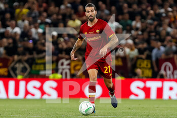 2022-05-25 - Sergio Oliveira of AS Roma during the UEFA Europa Conference League, Final football match between AS Roma and Feyenoord on May 25, 2022 at the National Arena in Tirana, Albania - FOOTBALL - CONFERENCE LEAGUE - FINAL - ROMA V FEYENOORD - UEFA CONFERENCE LEAGUE - SOCCER