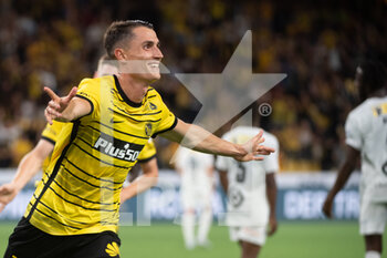 2022-08-11 - August 11, 2022, Bern, Wankdorf, Conference League: BSC Young Boys - Kuopion PS, #8 Vincent Sierro (Young Boys) is happy about his goal to make it 2-0. - CONFERENCE LEAGUE: BSC YOUNG BOYS - KUOPION PS - UEFA CONFERENCE LEAGUE - SOCCER