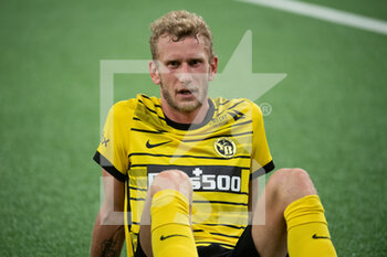 2022-08-11 - August 11, 2022, Bern, Wankdorf, Conference League: BSC Young Boys - Kuopion PS, #28 Fabian Lustenberger (Young Boys) after the game. - CONFERENCE LEAGUE: BSC YOUNG BOYS - KUOPION PS - UEFA CONFERENCE LEAGUE - SOCCER