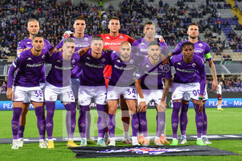 2022-10-13 - Line-up ACF Fiorentina - ACF FIORENTINA VS HEART OF MIDLOTHIAN FC - UEFA CONFERENCE LEAGUE - SOCCER