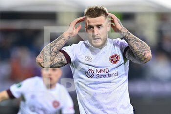 2022-10-13 - Disappointment of Stephen Humphrys (Heart of Midlothian FC) - ACF FIORENTINA VS HEART OF MIDLOTHIAN FC - UEFA CONFERENCE LEAGUE - SOCCER