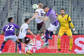 2022-10-13 - Luka Jovic (ACF Fiorentina) scores a goal - ACF FIORENTINA VS HEART OF MIDLOTHIAN FC - UEFA CONFERENCE LEAGUE - SOCCER