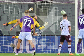 2022-10-13 - Cristiano Biraghi (ACF Fiorentina) scores a goal - ACF FIORENTINA VS HEART OF MIDLOTHIAN FC - UEFA CONFERENCE LEAGUE - SOCCER