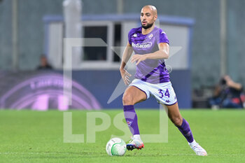 2022-10-13 - Sofyan Amrabat (ACF Fiorentina) - ACF FIORENTINA VS HEART OF MIDLOTHIAN FC - UEFA CONFERENCE LEAGUE - SOCCER