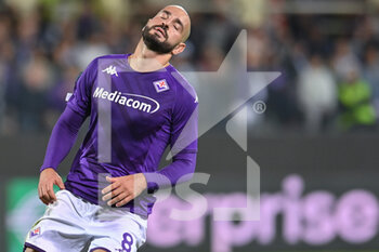 2022-10-13 - Disappointment of Riccardo Saponara (ACF Fiorentina) - ACF FIORENTINA VS HEART OF MIDLOTHIAN FC - UEFA CONFERENCE LEAGUE - SOCCER