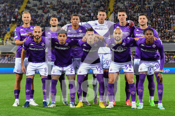 2022-10-27 - Line-up ACF Fiorentina - ACF FIORENTINA VS ISTANBUL BASAKSEHIR FK - UEFA CONFERENCE LEAGUE - SOCCER