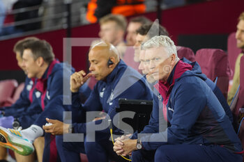 2022-10-13 - West Ham United manager David Moyles during the UEFA Europa Conference League, Group B football match between West Ham United and RSC Anderlecht on October 13, 2022 at the London Stadium in London, England - FOOTBALL - CONFERENCE LEAGUE - WEST HAM V ANDERLECHT - UEFA CONFERENCE LEAGUE - SOCCER