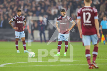 2022-10-13 - West Ham United forward Said Benrahma during the UEFA Europa Conference League, Group B football match between West Ham United and RSC Anderlecht on October 13, 2022 at the London Stadium in London, England - FOOTBALL - CONFERENCE LEAGUE - WEST HAM V ANDERLECHT - UEFA CONFERENCE LEAGUE - SOCCER