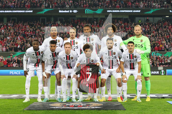 2022-11-03 - Team of Nice during the UEFA Conference League, Group D football match between FC Koln and OGC Nice on November 3, 2022 at RheinEnergieStadion in Koln, Germany - FOOTBALL - CONFERENCE LEAGUE - KOLN V NICE - UEFA CONFERENCE LEAGUE - SOCCER